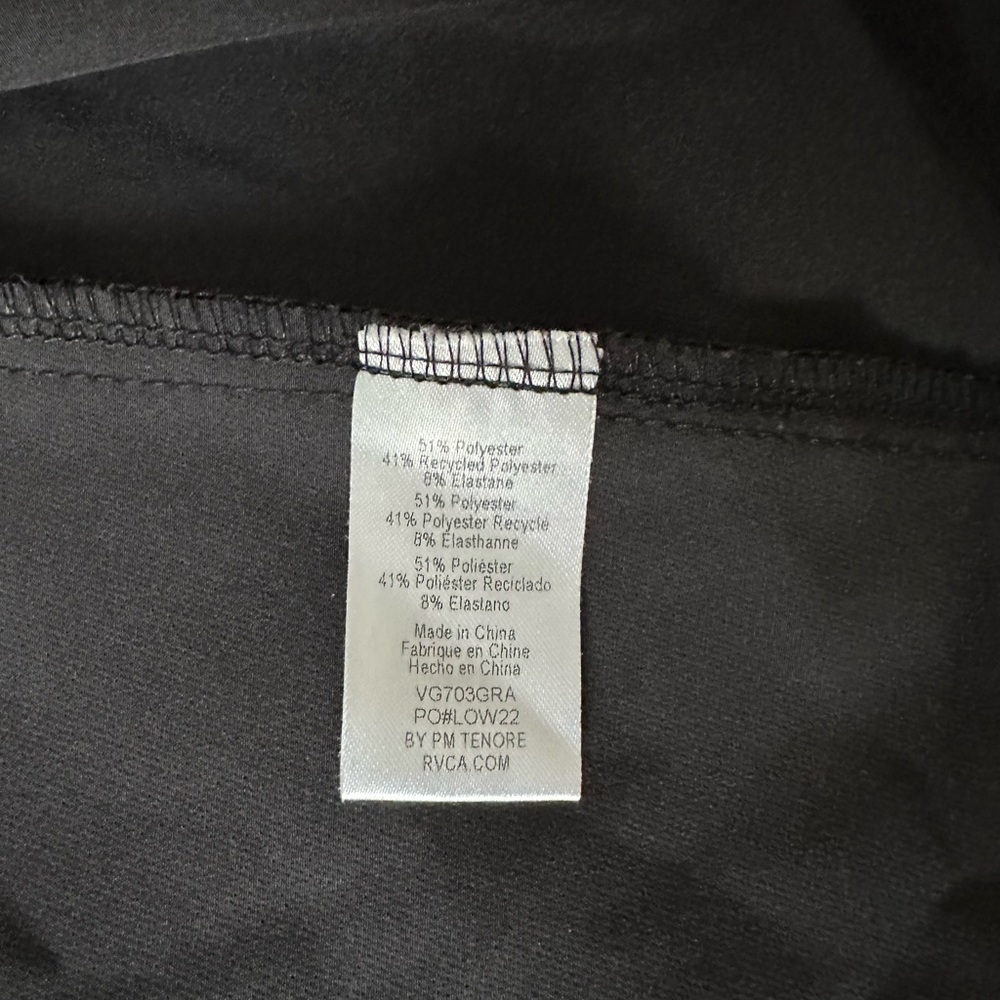 RVCA Grappler Black Jacket Mens Small NWT - Picture 9 of 11